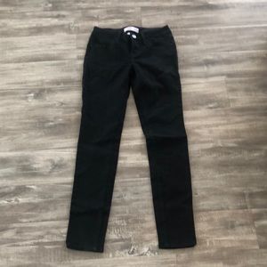 Black low rise jeans